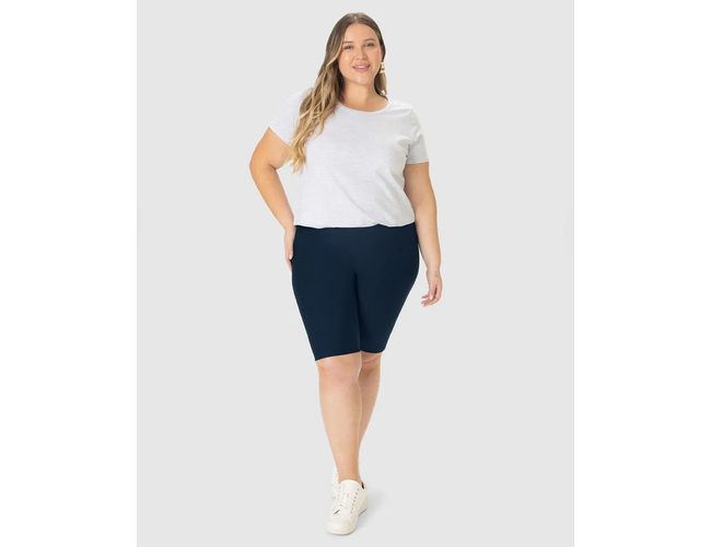 Bermuda Básica Malwee Feminina Plus Size Algodão Cintura Média 1000098106 - Atacado Bermuda Básica Malwee Feminina Plus Size Algodão Cintura Média 1000098106 - Atacado