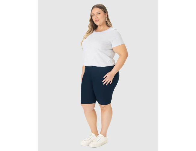 Bermuda Básica Malwee Feminina Plus Size Algodão Cintura Média 1000098106 - Atacado Bermuda Básica Malwee Feminina Plus Size Algodão Cintura Média 1000098106 - Atacado