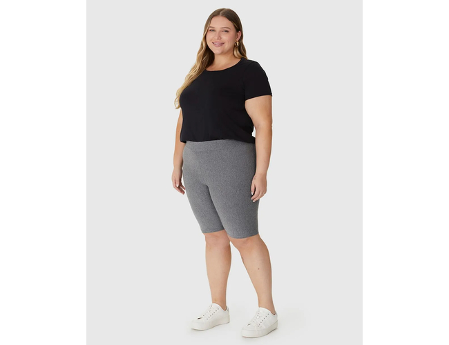 Bermuda Básica Malwee Feminina Plus Size Algodão Cintura Média 1000098106 - Atacado Bermuda Básica Malwee Feminina Plus Size Algodão Cintura Média 1000098106 - Atacado