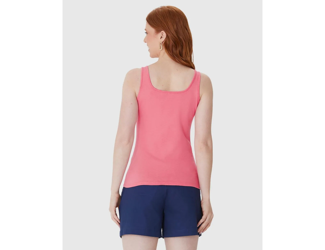 Regata Básica Malwee Feminina Alça Fina Em Algodão 1000004492 - Atacado