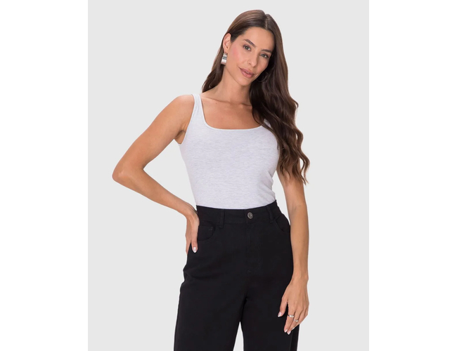 Regata Básica Malwee Feminina Alça Fina Em Algodão 1000004492 - Atacado