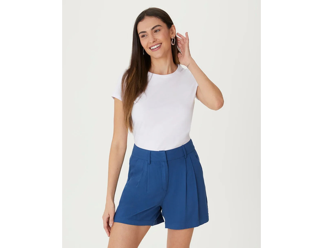 Blusa Básica Malwee Feminina Baby Look Em Algodão 100004499 - Atacado