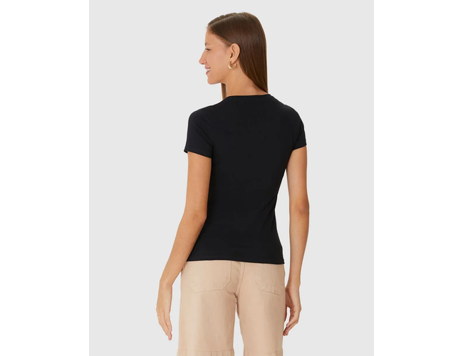 Blusa Básica Malwee Feminina Decote V Em Algodão 1000004502 - Atacado