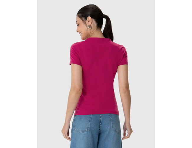 Blusa Básica Malwee Feminina Decote V Em Algodão 1000004502 - Atacado