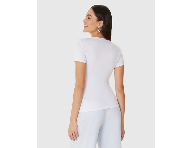 Blusa Básica Malwee Feminina Decote V Viscose Stretch 1000004503 - Atacado
