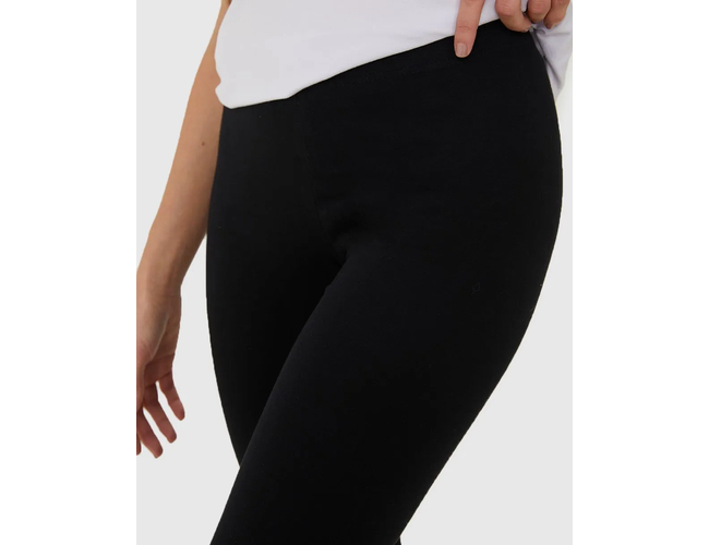 Calça Legging Básica Malwee Feminina Cintura Média Algodão 1000009701 - Atacado