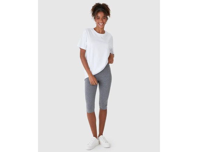 Calça Corsário Básica Malwee Feminina Cós Elástico Algodão 1000040327 - Atacado