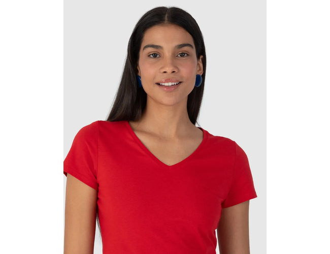 Blusa Básica Malwee Feminina Decote V Em Algodão 1000047373 - Atacado