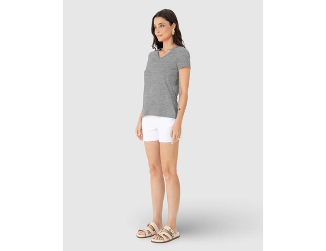 Blusa Básica Malwee Feminina Decote V Em Algodão 1000047373 - Atacado