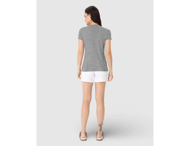 Blusa Básica Malwee Feminina Decote V Em Algodão 1000047373 - Atacado