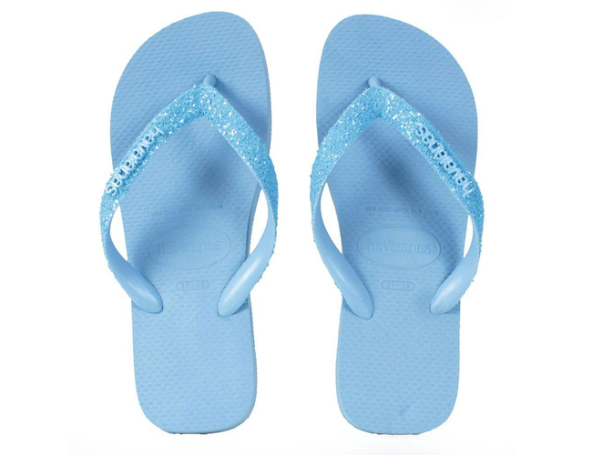 Chinelo Feminino Havaianas Top Glitter Neon - Atacado
