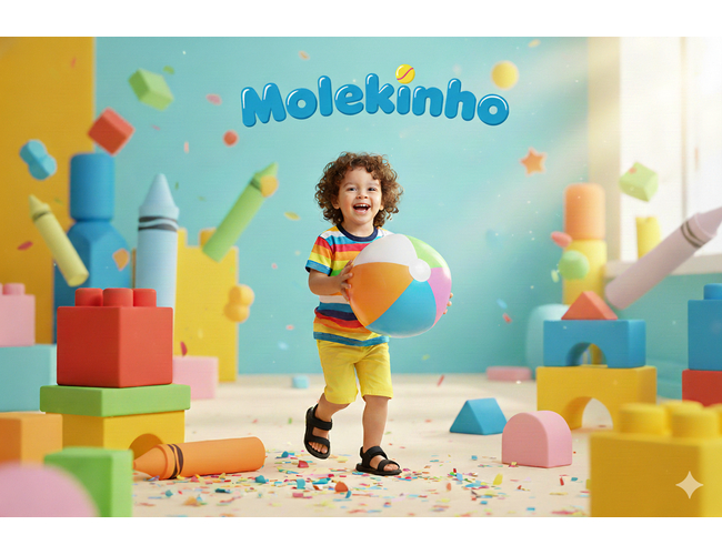 Sandália Infantil Molekinho 2400.175.30137 - Atacado