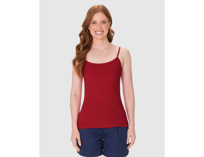 Regata Básica Malwee Feminina Alça Fina Em Algodão 1000004888 - Atacado