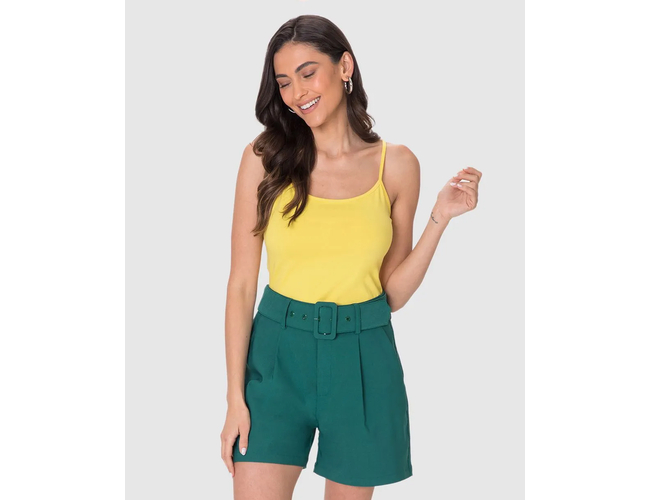 Regata Básica Malwee Feminina Alça Fina Em Algodão 1000004888 - Atacado