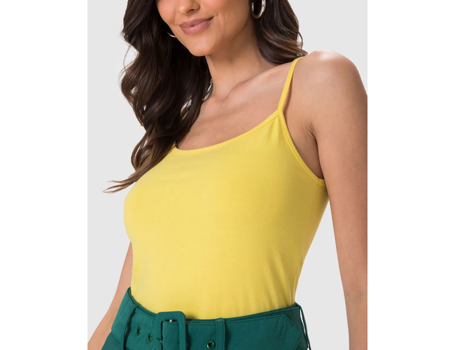 Regata Básica Malwee Feminina Alça Fina Em Algodão 1000004888 - Atacado