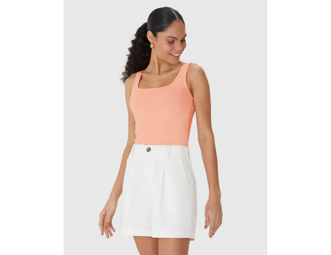 Regata Básica Malwee Feminina Alça Fina Em Algodão 1000004492 - Atacado