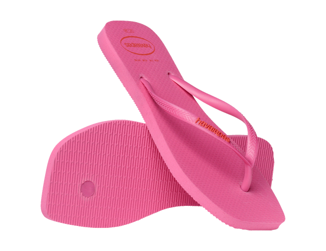 Chinelo Feminino Havaianas Slim Square Logo Pop-up Fc - Atacado
