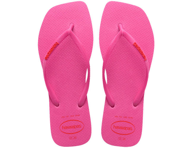 Chinelo Feminino Havaianas Slim Square Logo Pop-up Fc - Atacado