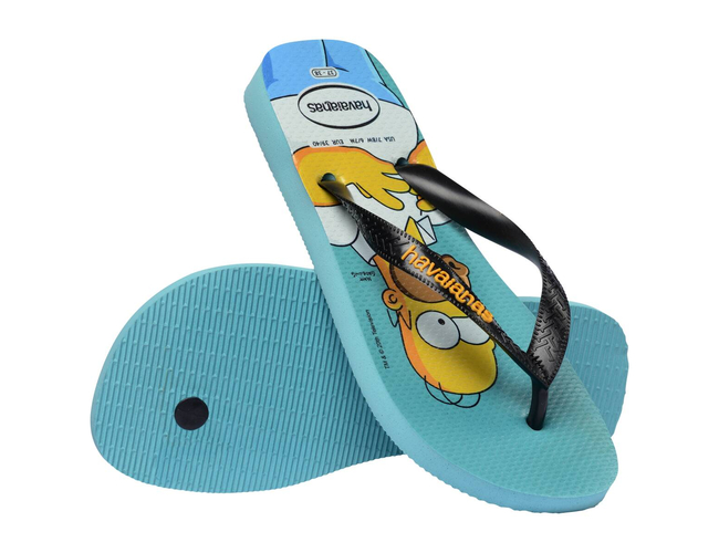 Chinelo Masculino Havaianas Simpsons Fc - Atacado