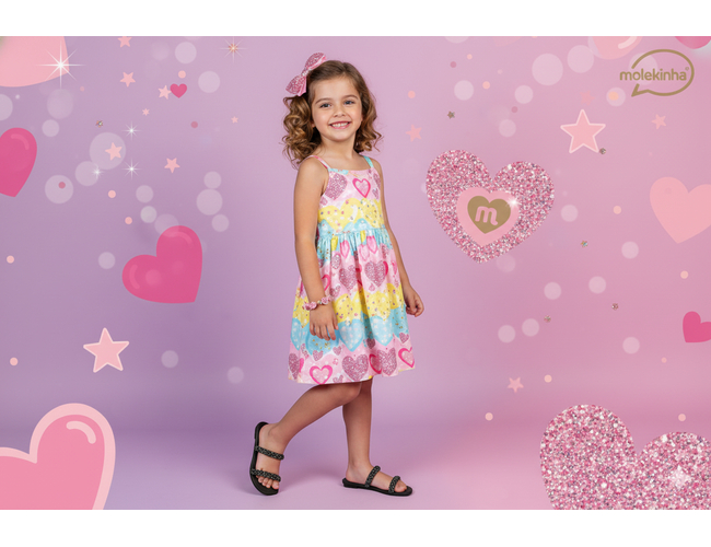 Rasteira Infantil Molekinha 2354.108.28983 - Atacado