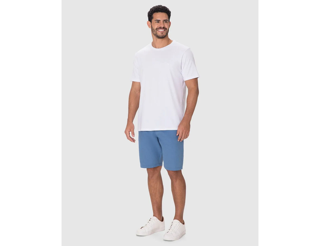 Camiseta Ícone Malwee Masculina Bordado Algodão 1000133945 - Atacado