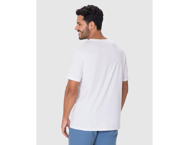 Camiseta Ícone Malwee Masculina Bordado Algodão 1000133945 - Atacado