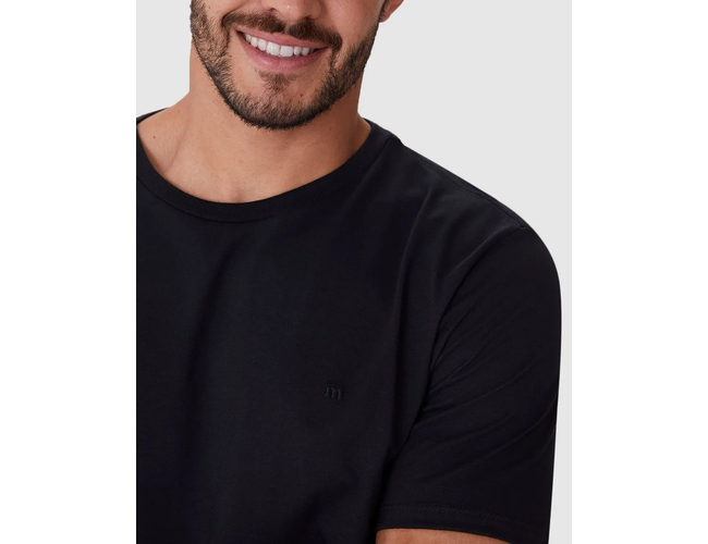 Camiseta Ícone Malwee Masculina Bordado Algodão 1000133945 - Atacado