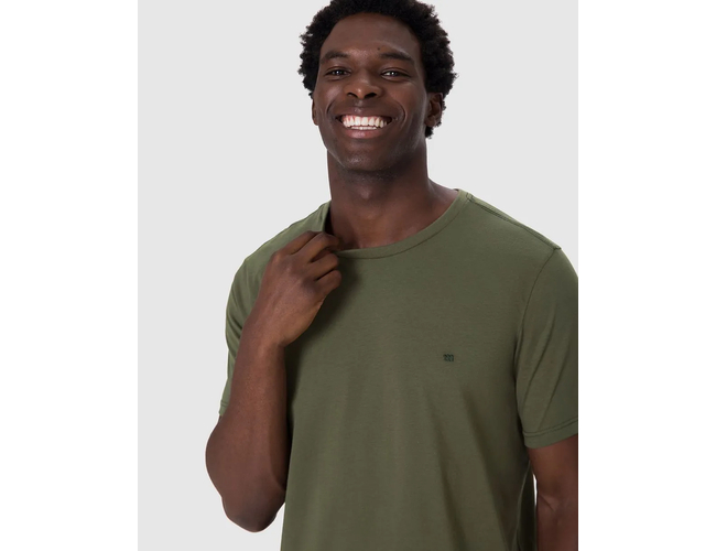 Camiseta Ícone Malwee Masculina Bordado Algodão 1000133945 - Atacado