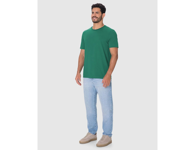 Camiseta Ícone Malwee Masculina Bordado Algodão 1000133945 - Atacado