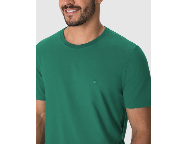 Camiseta Ícone Malwee Masculina Bordado Algodão 1000133945 - Atacado