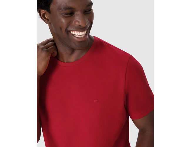 Camiseta Ícone Malwee Masculina Bordado Algodão 1000133945 - Atacado