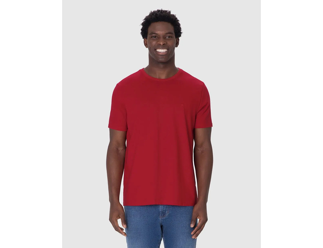 Camiseta Ícone Malwee Masculina Bordado Algodão 1000133945 - Atacado