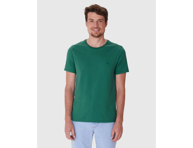 Camiseta Malwee Ícone Masculina Slim Bordado Algodão 1000137079 - Atacado