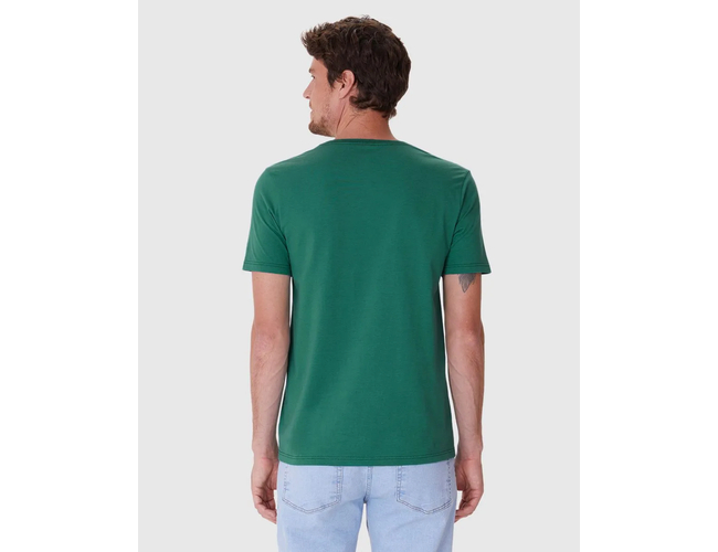 Camiseta Malwee Ícone Masculina Slim Bordado Algodão 1000137079 - Atacado