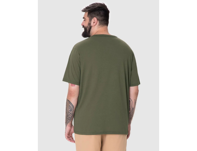 Camiseta Essencial Malwee Masculina Plus Size Algodão 1000137164 - Atacado
