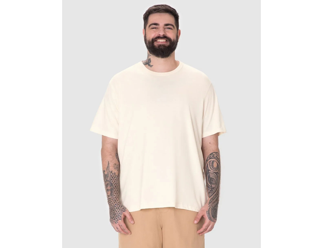 Camiseta Essencial Malwee Masculina Plus Size Algodão 1000137164 - Atacado