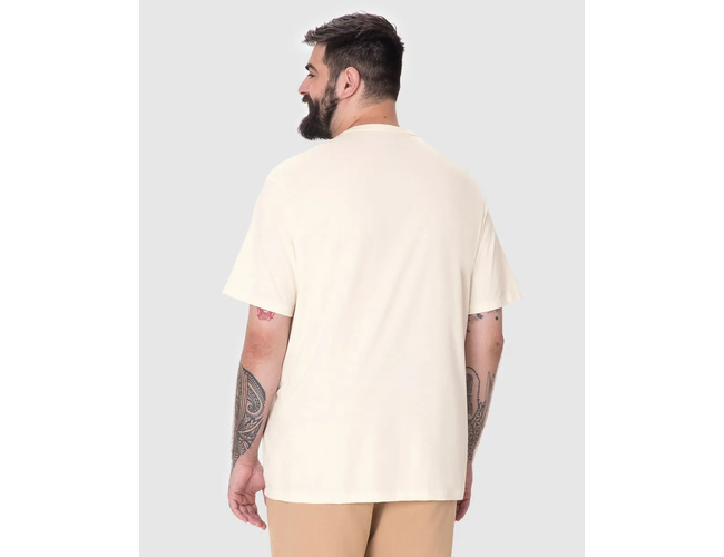 Camiseta Essencial Malwee Masculina Plus Size Algodão 1000137164 - Atacado