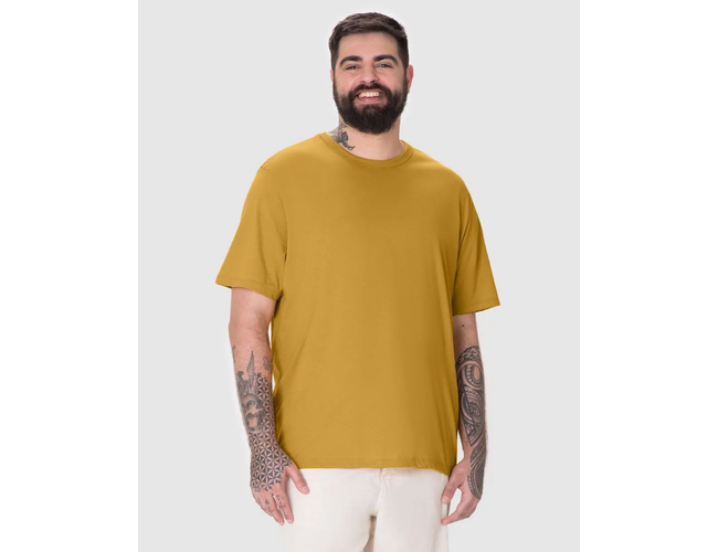 Camiseta Essencial Malwee Masculina Plus Size Algodão 1000137164 - Atacado