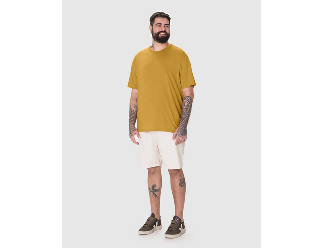 Camiseta Essencial Malwee Masculina Plus Size Algodão 1000137164 - Atacado