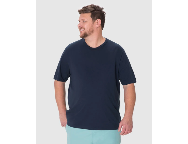 Camiseta Essencial Malwee Masculina Plus Size Algodão 1000137164 - Atacado