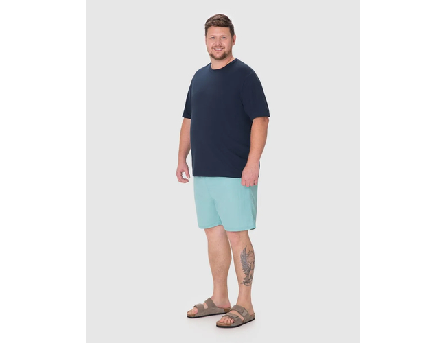 Camiseta Essencial Malwee Masculina Plus Size Algodão 1000137164 - Atacado