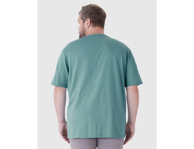 Camiseta Essencial Malwee Masculina Plus Size Algodão 1000137164 - Atacado