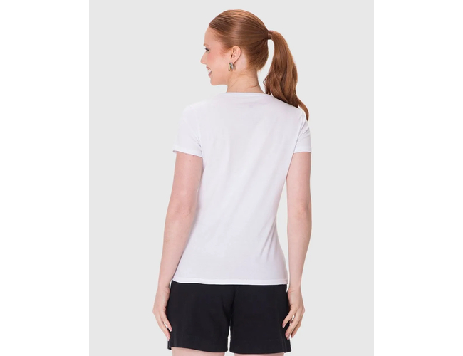 Blusa Básica Malwee Feminina Baby Look Em Algodão 1000004499 - Atacado