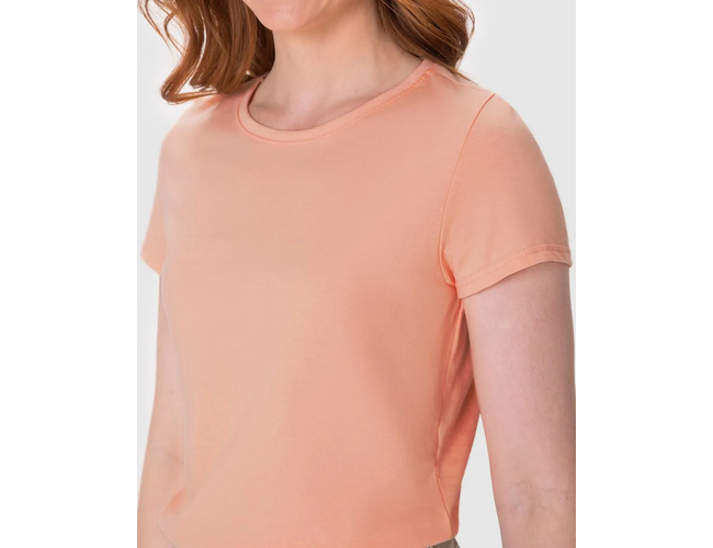 Blusa Básica Malwee Feminina Baby Look Em Algodão 1000004499 - Atacado