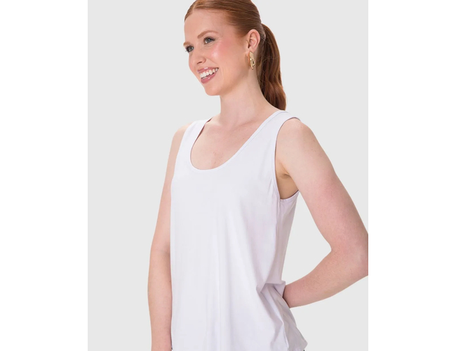 Regata Básica Malwee Feminina Evasê Viscose Stretch 1000132870 - Atacado