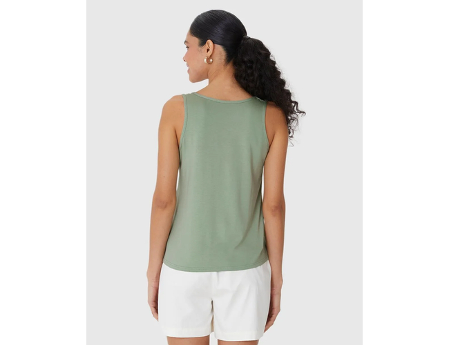 Regata Básica Malwee Feminina Evasê Viscose Stretch 1000132870 - Atacado