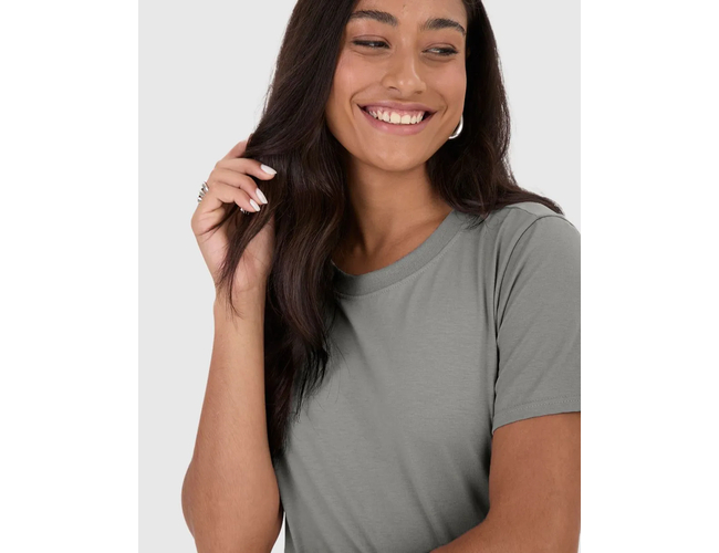 Blusa Básica Malwee Feminina Decote Redondo Com Pesponto Em Algodão 1000102559 - Atacado