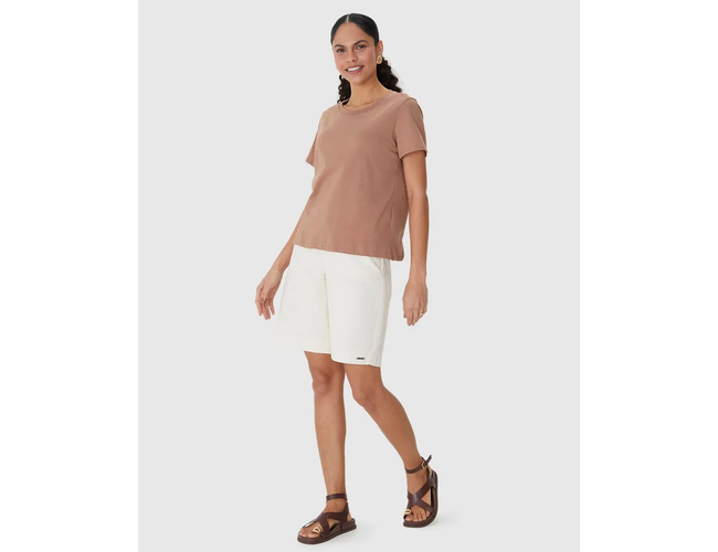 Blusa Básica Malwee Feminina Decote Redondo Com Pesponto Em Algodão 1000102559 - Atacado