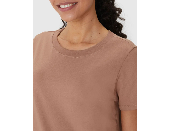 Blusa Básica Malwee Feminina Decote Redondo Com Pesponto Em Algodão 1000102559 - Atacado