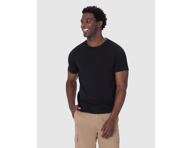 Camiseta Básica Malwee Masculina Slim Cotton Light 1000133943 - Atacado